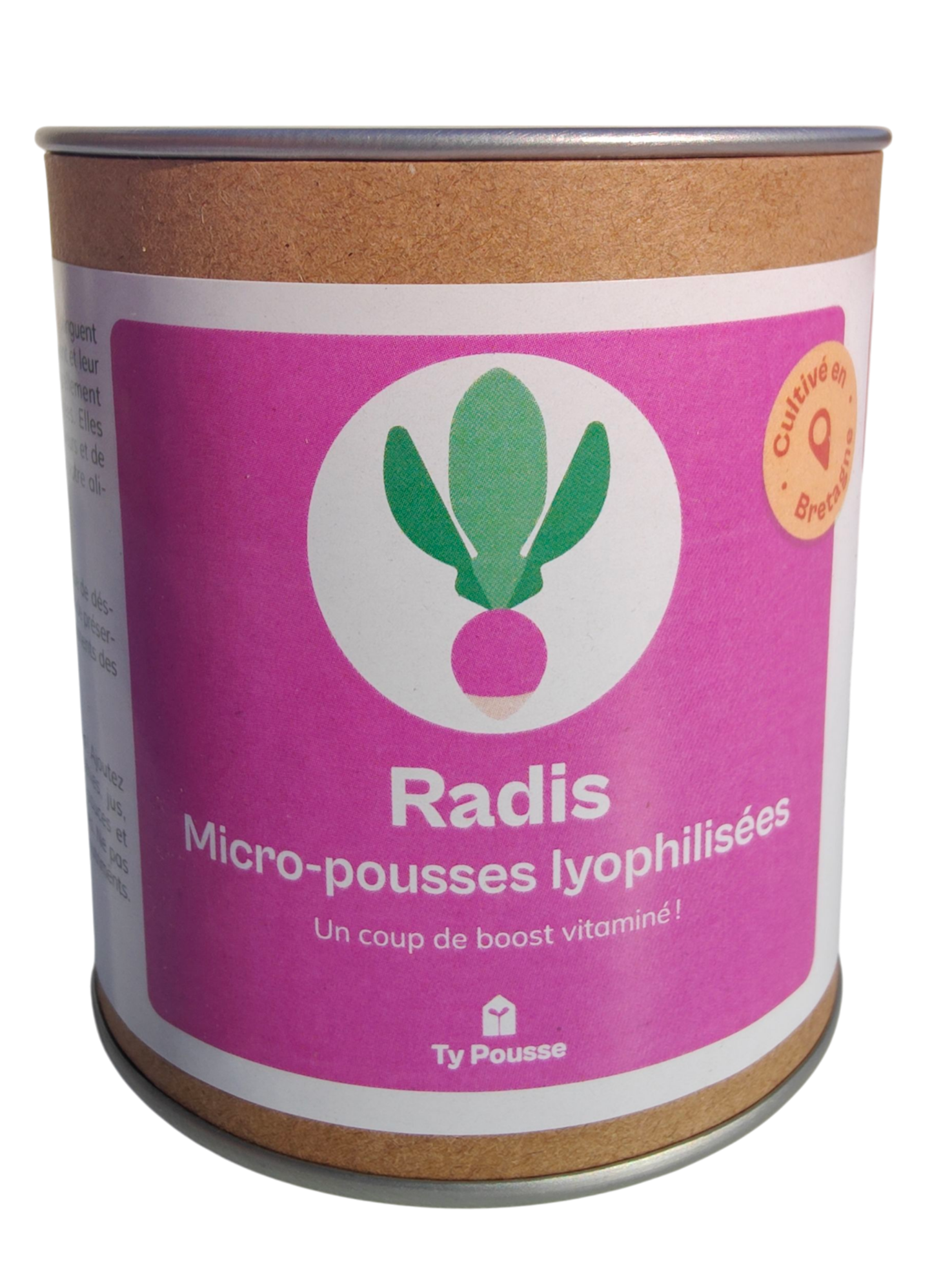 Micro pousses de Radis lyophilisées et bio