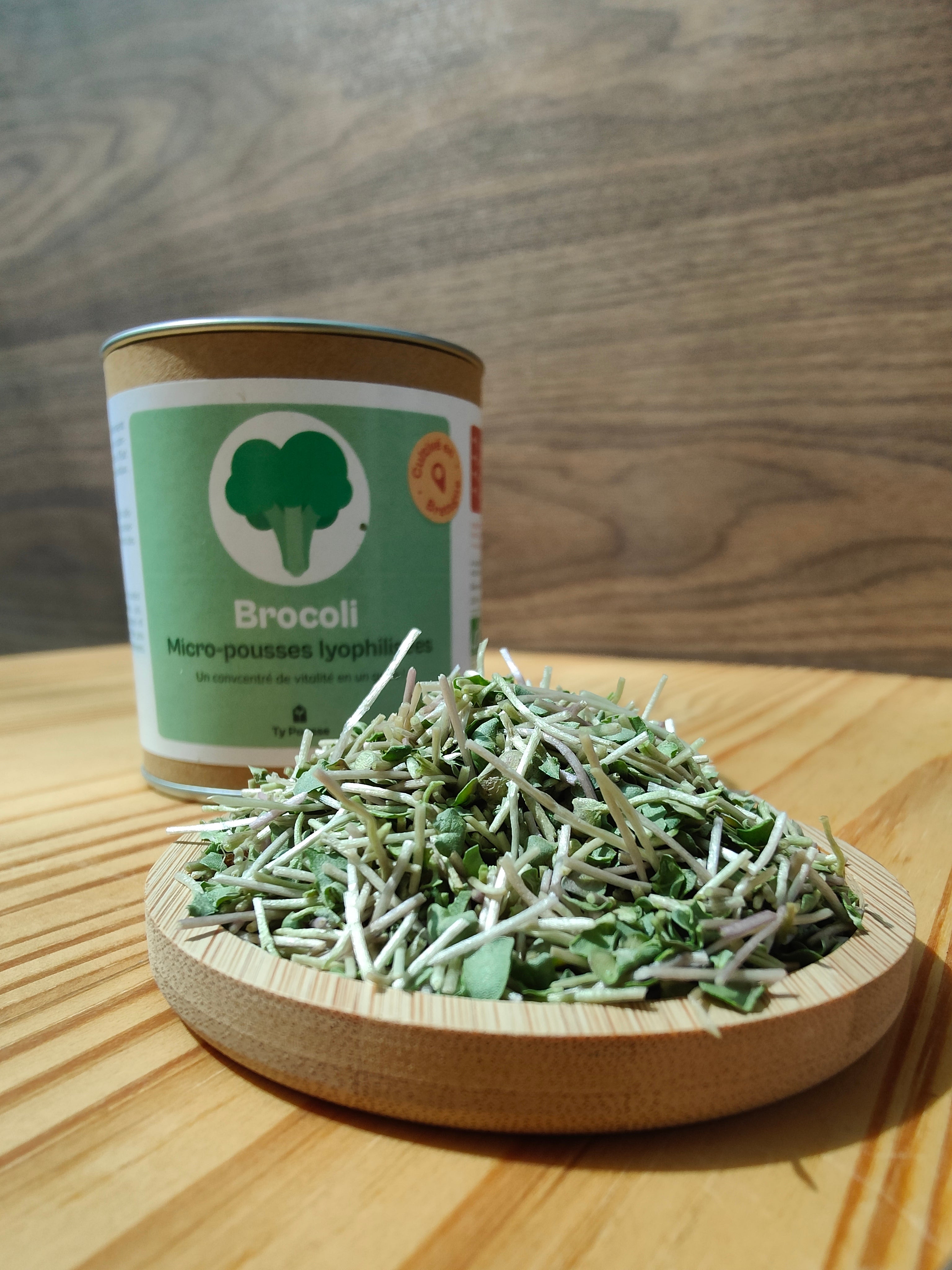 Micro pousses de Brocoli lyophilisées et bio