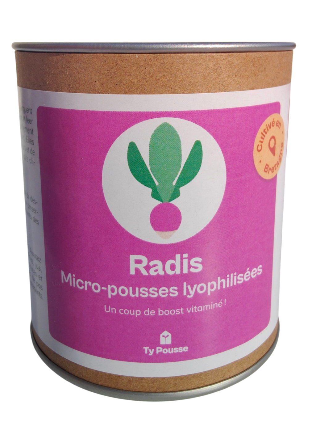 Micro pousses de Radis lyophilisées et bio