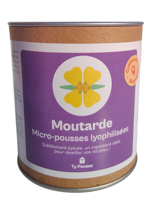 Micro pousses de Moutarde lyophilisées et bio