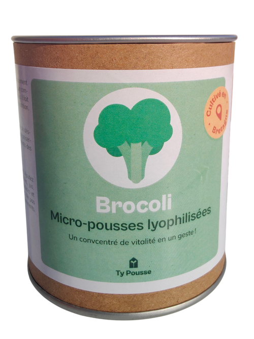 Micro pousses de Brocoli lyophilisées et bio